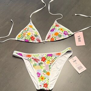 YMI Floral Multicolor Bikini